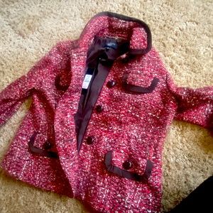 Talbots tweed blazer